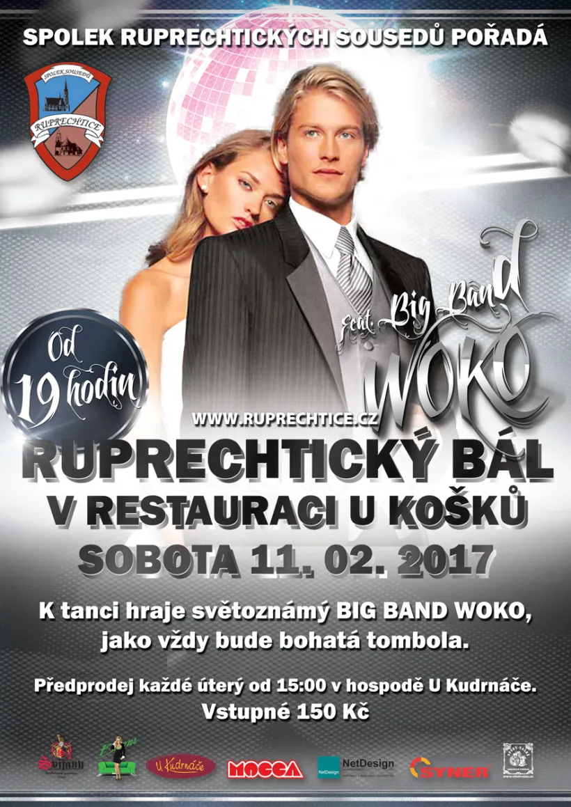 Plakát Ruprechtický bál 2017