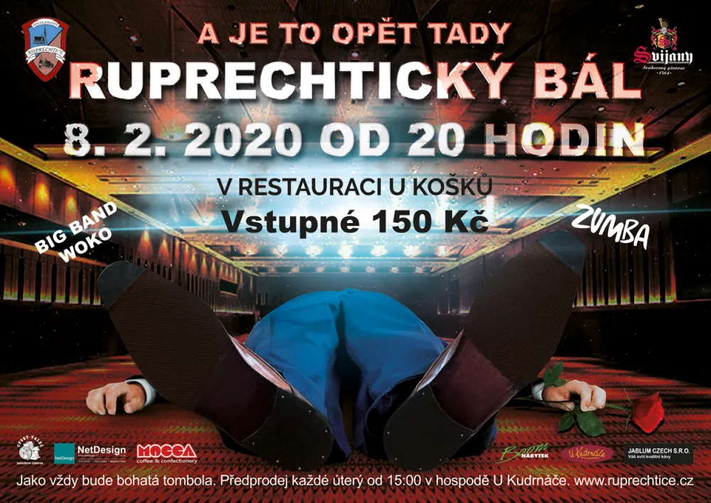 Plakát Ruprechtický bál 2020