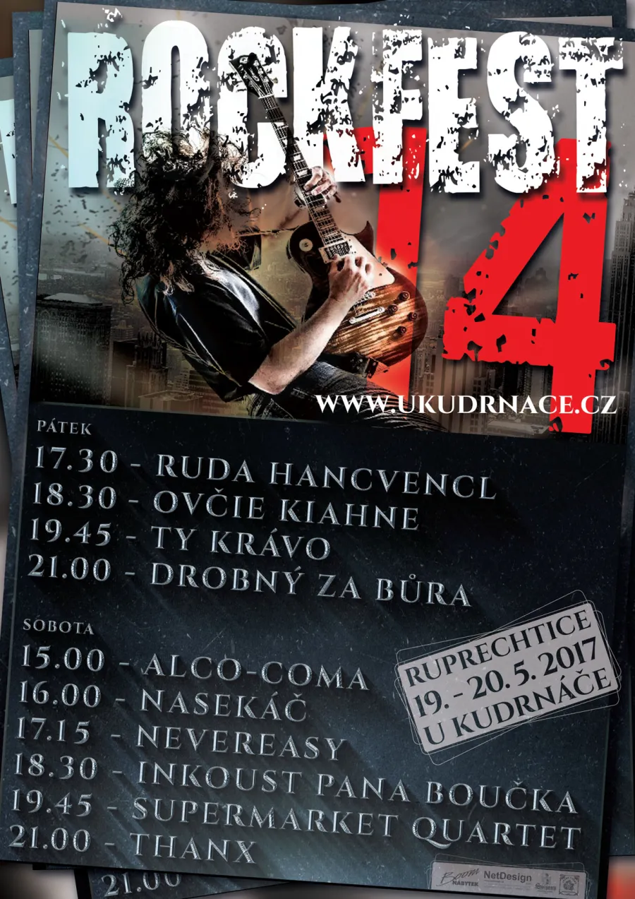 Plakát akce u Kudrnáče 2017